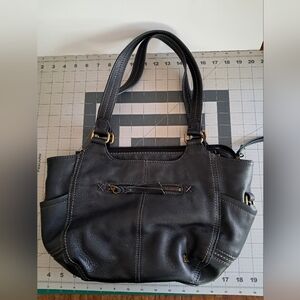 The Sak Black Leather Purse / Handbag - Preowned